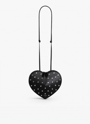 Black Women's Alaia Le Cœur Heart Bag Australia | L7G-9414