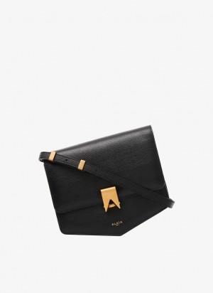 Black Women's Alaia Le Papa Shoulder Bags Australia | L2S-9822