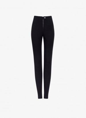 Black Women's Alaia Legging Pants Australia | V9Z-7128