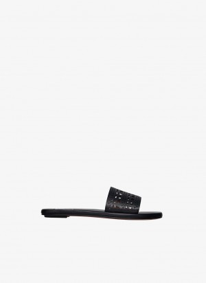 Black Women's Alaia Mules Mules Australia | R9B-0968