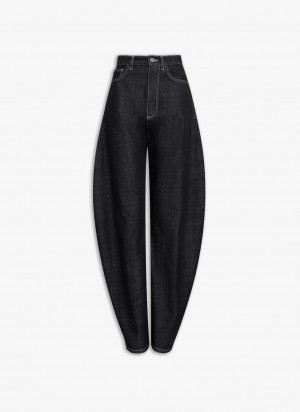 Black Women's Alaia Round Jeans Australia | C0V-3955