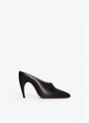 Black Women's Alaia Spike Mules Australia | O9W-1070