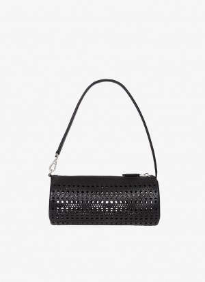 Black Women's Alaia Tube Shoulder Bags Australia | F9W-7276