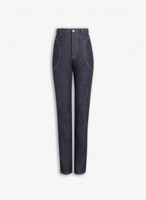 Blue Women's Alaia Highwaist Jeans Australia | D7Z-3123