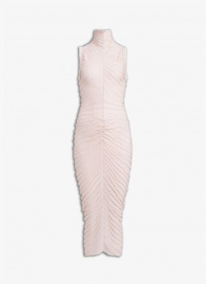 Nude Women's Alaia Sheer Sculpting Bodycon Dress Australia | Q8E-4554