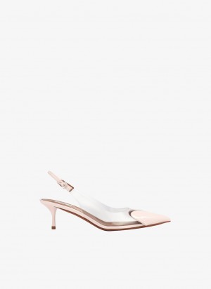 Pink Women's Alaia Le Cœur Slingbacks Pumps Australia | S0P-9140