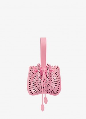 Pink Women's Alaia Rose Marie Handbags Australia | Y8D-9831