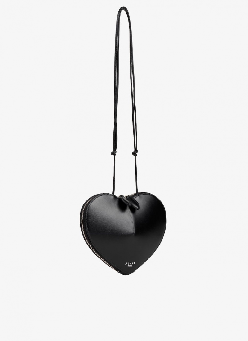 Black Women's Alaia Le Cœur Heart Bag Australia | F4D-9746