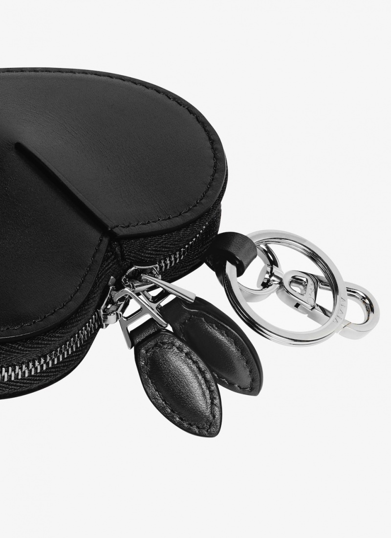 Black Women's Alaia Le Cœur Coin Purse Wallets Australia | M2X-1736