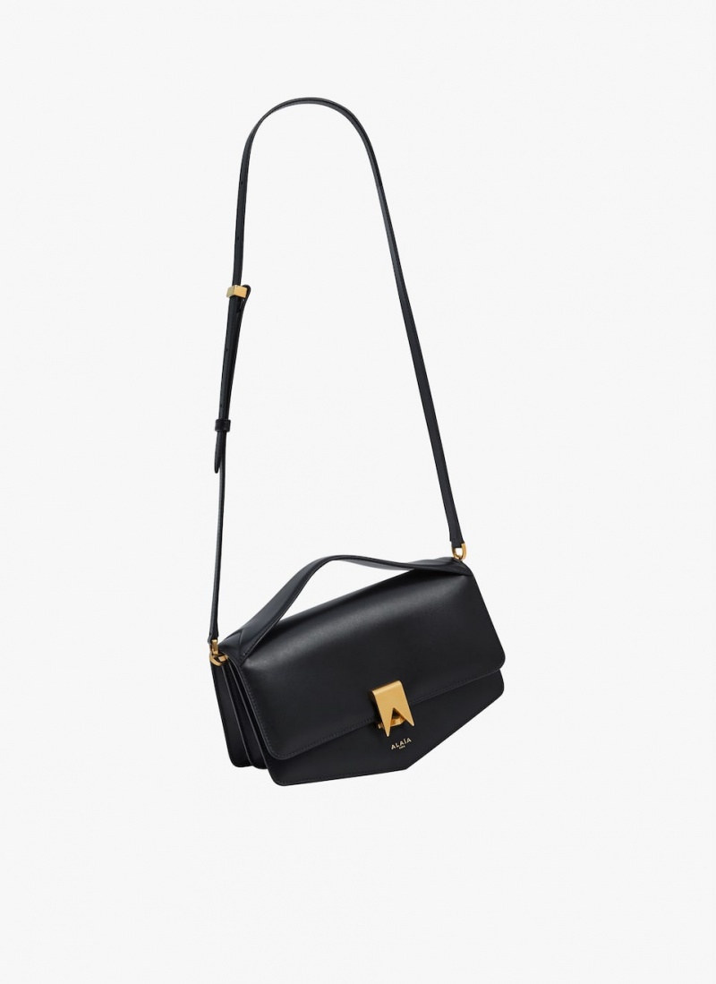 Black Women's Alaia Le Papa East West Shoulder Bags Australia | J4R-9409