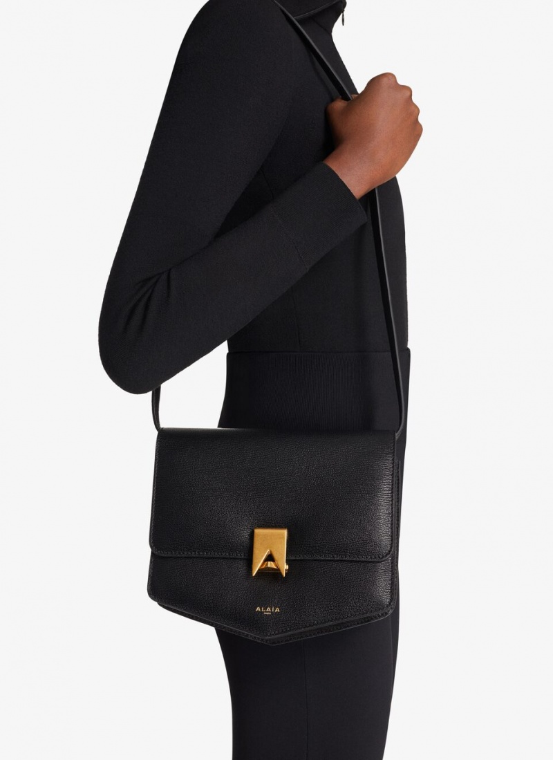 Black Women's Alaia Le Papa Shoulder Bags Australia | L2S-9822