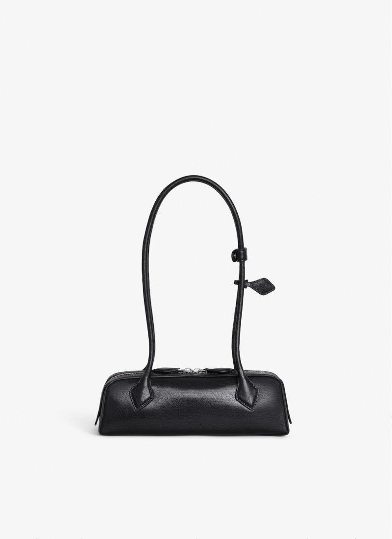 Black Women's Alaia Le Teckel Small Shoulder Bags Australia | N4F-6453