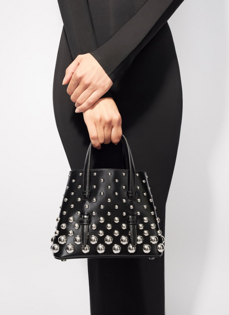 Black Women's Alaia Mina 20 Tote Bags Australia | E2C-3198