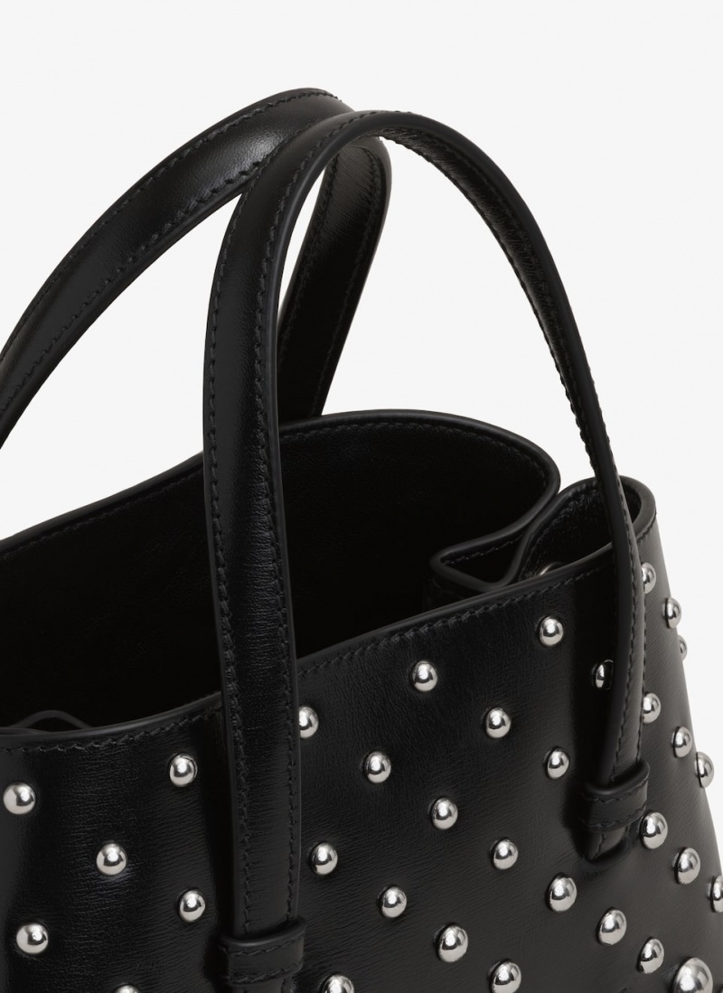 Black Women's Alaia Mina 20 Tote Bags Australia | E2C-3198