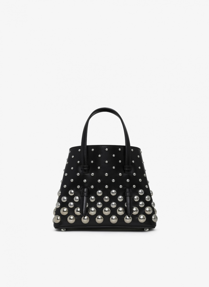 Black Women\'s Alaia Mina 20 Tote Bags Australia | E2C-3198