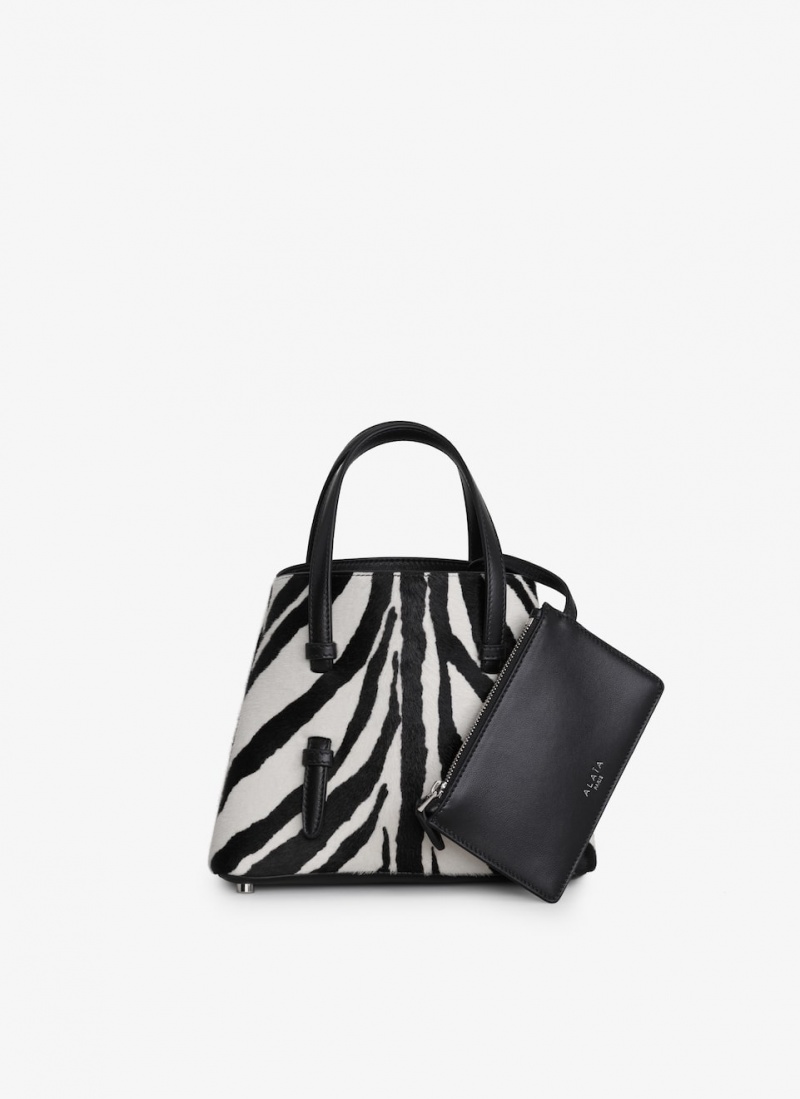 Black Women's Alaia Mina 20 Tote Bags Australia | W8D-4536