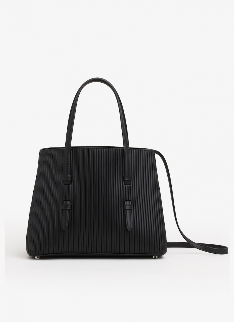 Black Women's Alaia Mina 25 Tote Bags Australia | Y1Q-5486