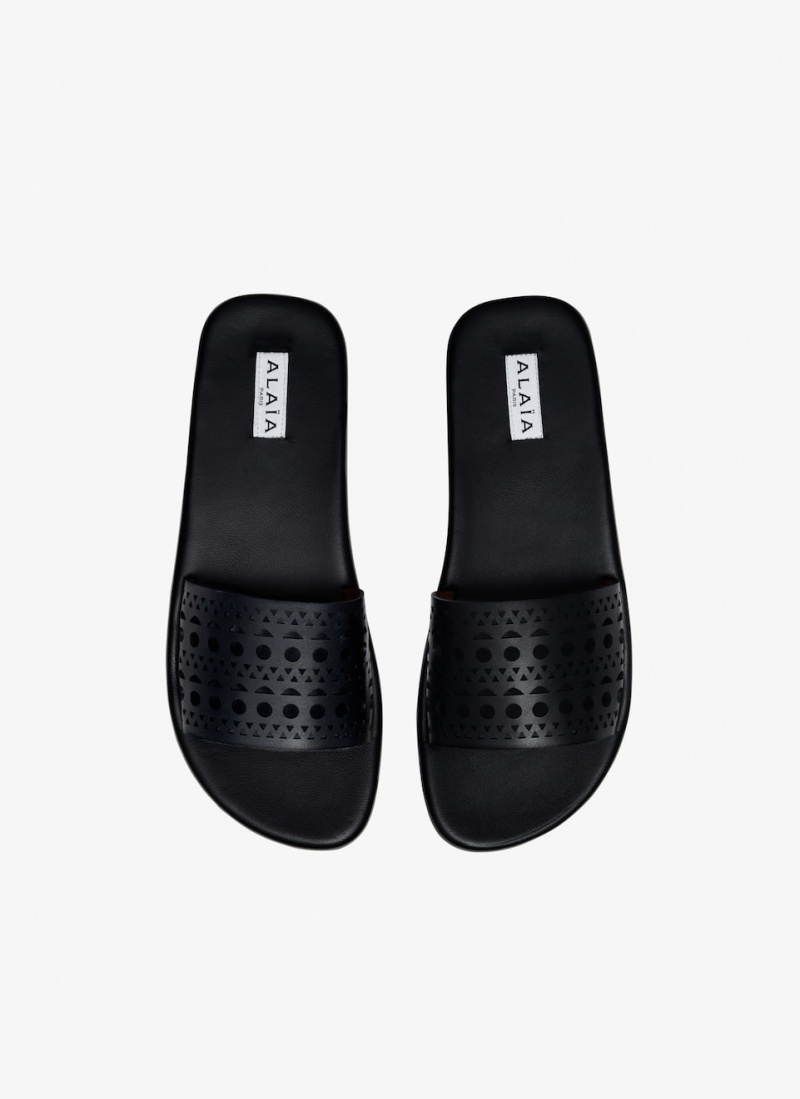 Black Women's Alaia Mules Mules Australia | R9B-0968