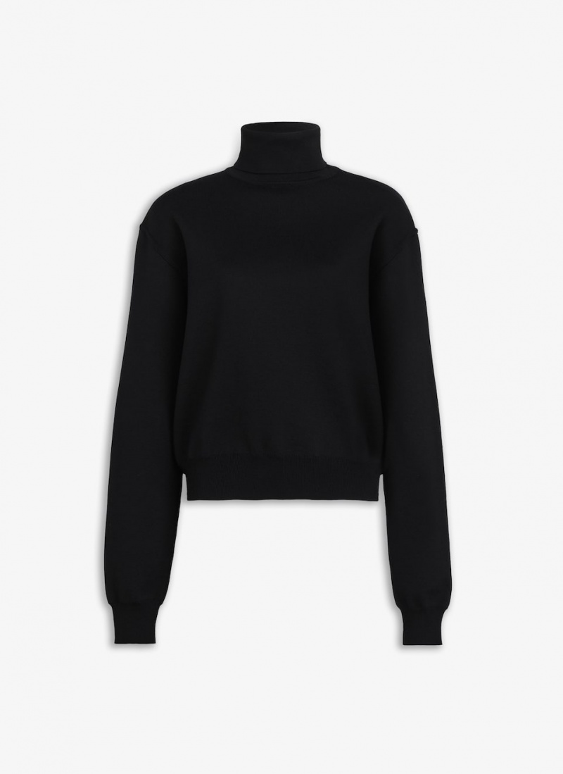 Black Women\'s Alaia Oversize Jumper Sweaters Australia | L0O-0296