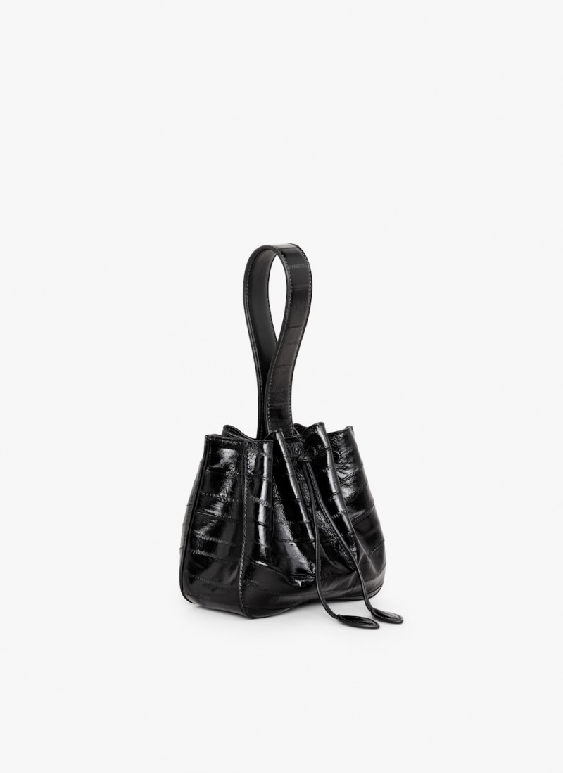 Black Women's Alaia Rose Marie Handbags Australia | E5W-0134