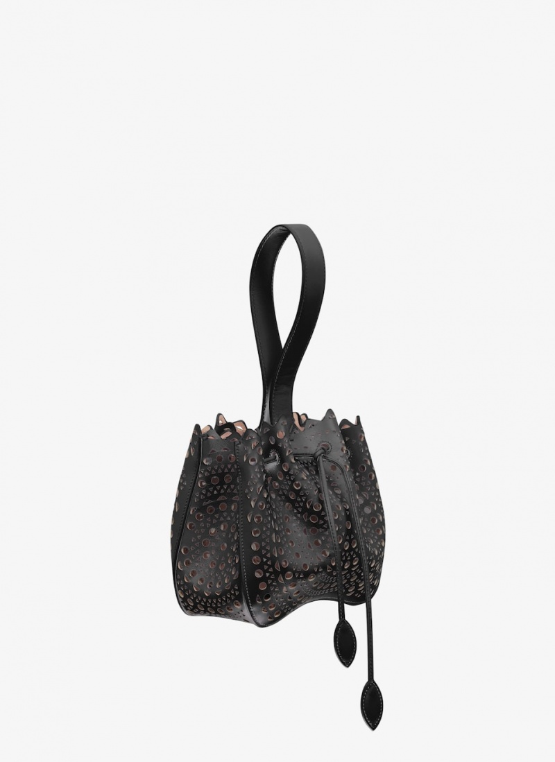 Black Women's Alaia Rose Marie Handbags Australia | K9G-8612