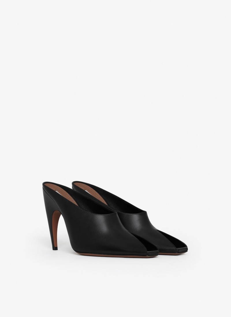 Black Women's Alaia Spike Mules Australia | O9W-1070