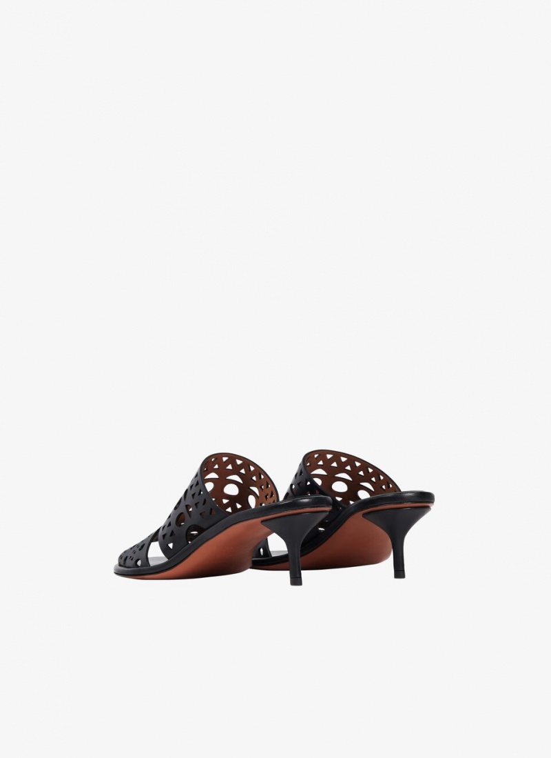 Black Women's Alaia Vienne Mules Australia | L8O-6638