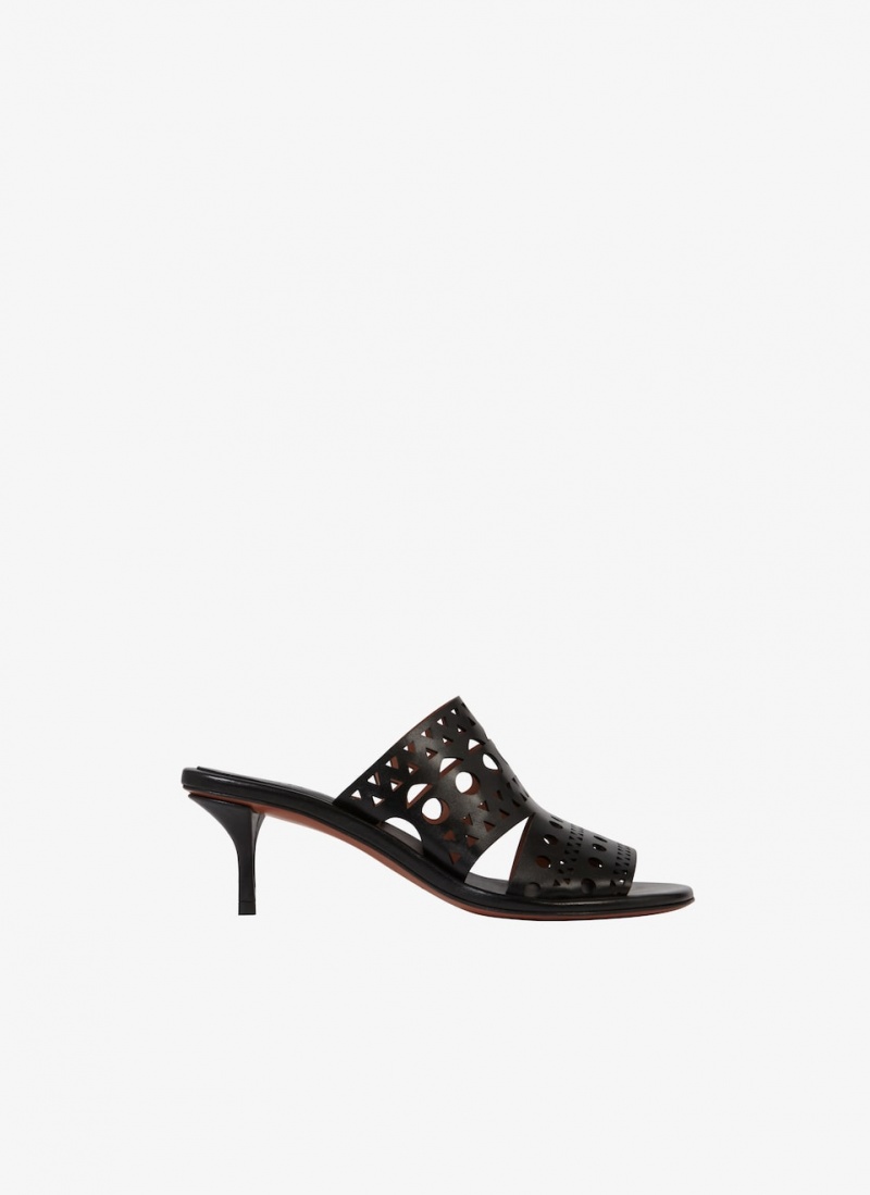 Black Women\'s Alaia Vienne Mules Australia | L8O-6638