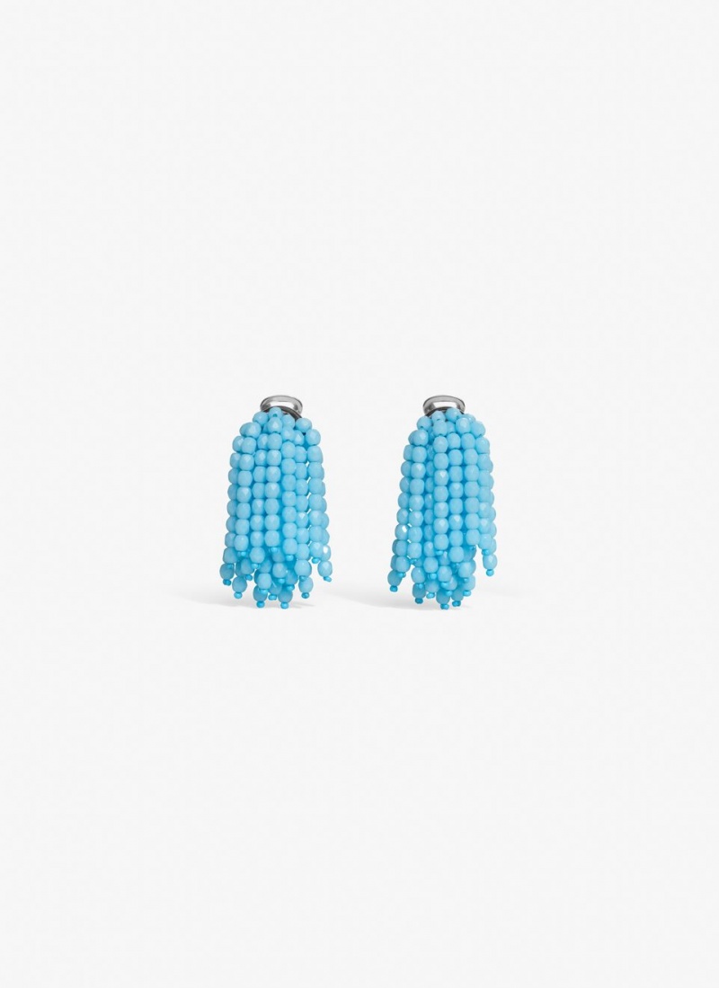 Blue Women\'s Alaia Fireworks Small Earrings Australia | O8R-5368