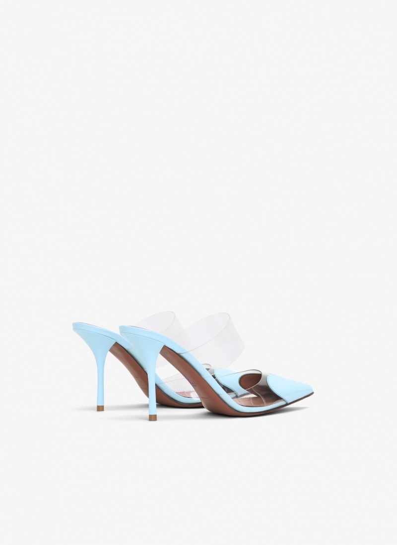 Blue Women's Alaia Le Cœur Mules Australia | E6Y-6630