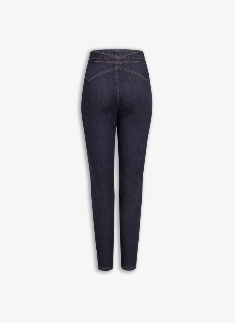 Blue Women's Alaia Legging Pants Australia | Q6Y-0866