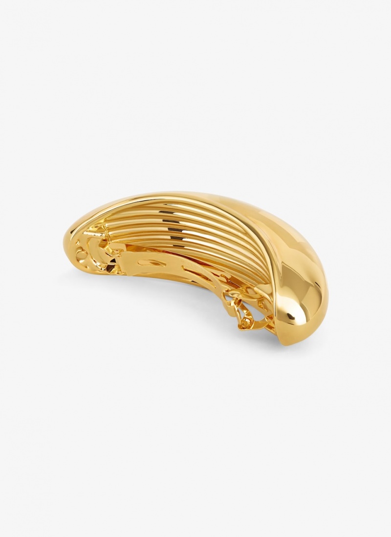 Gold Women's Alaia Bumper Small Hair Jewels Australia | O7L-6660