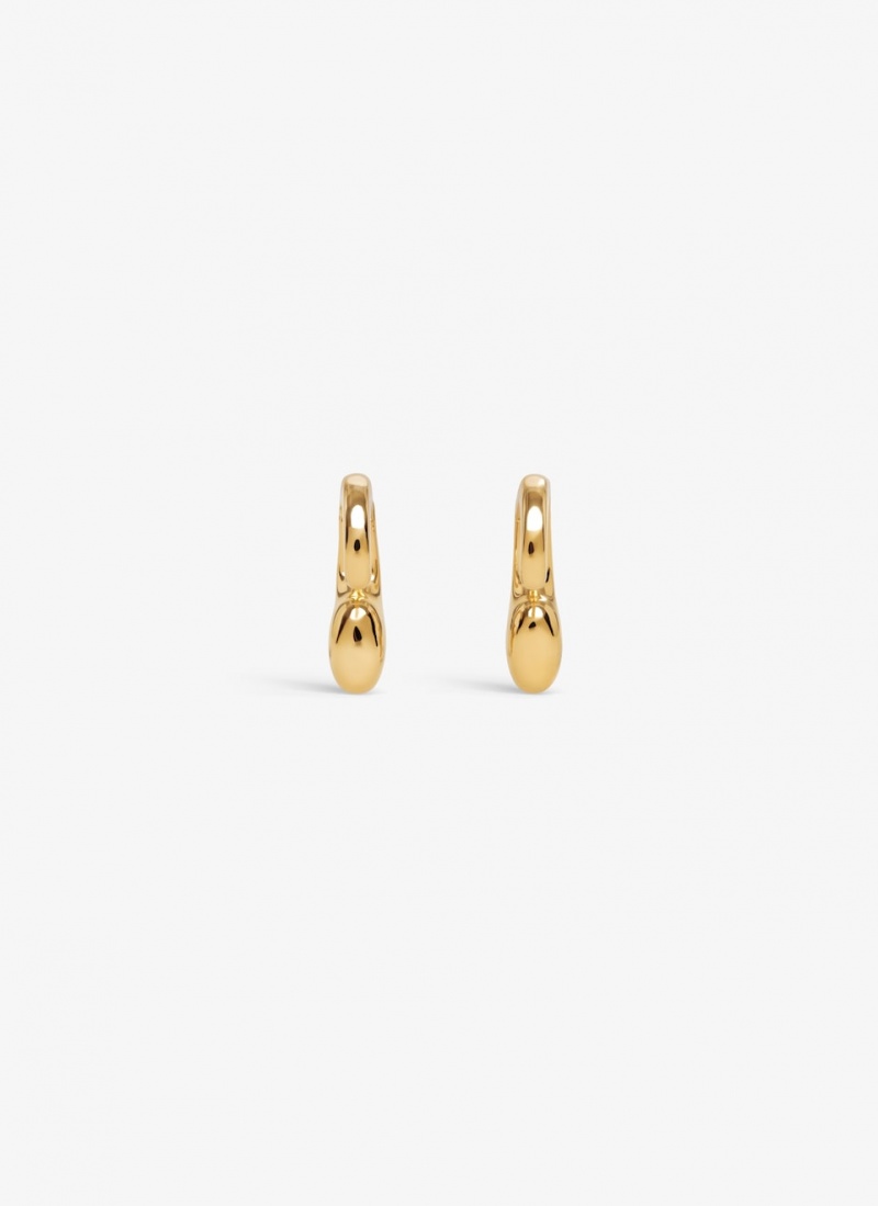 Gold Women's Alaia Drip Earrings Australia | H7E-4378