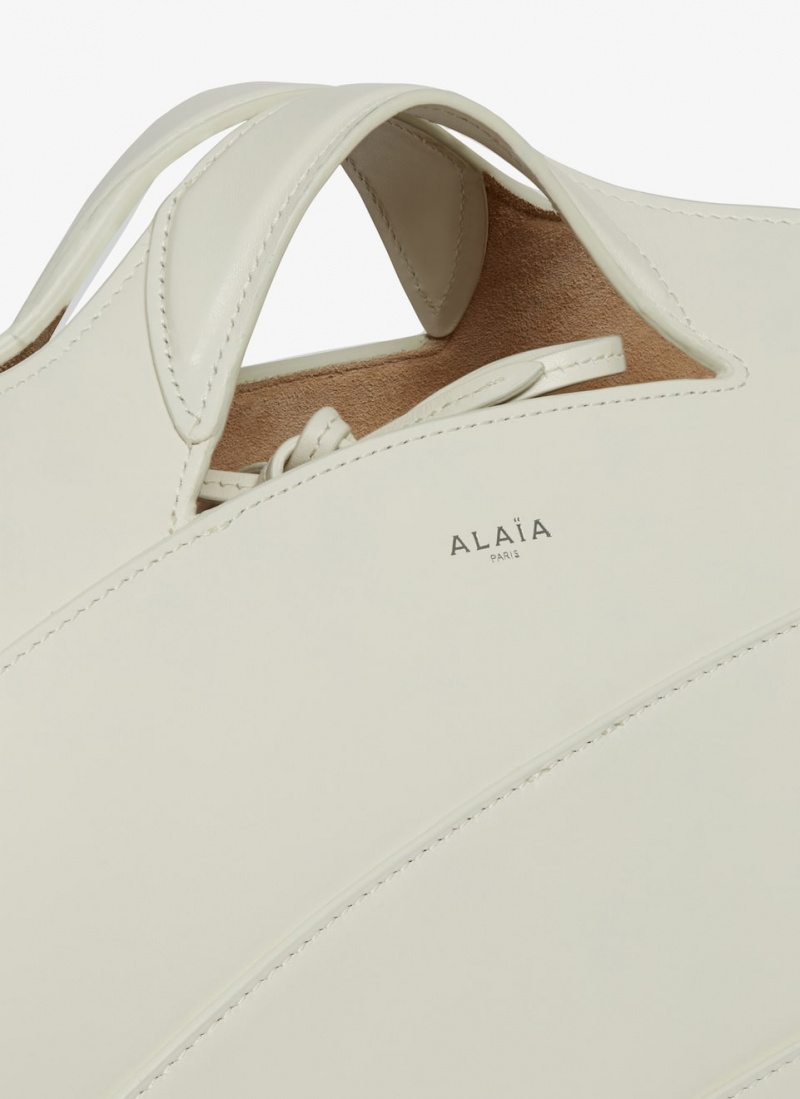 Ivory Women's Alaia Khaima Medium Tote Bags Australia | I7Y-0208