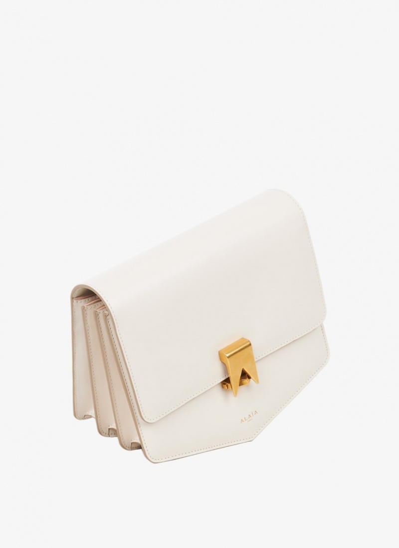 Ivory Women's Alaia Le Papa Shoulder Bags Australia | U9R-5400