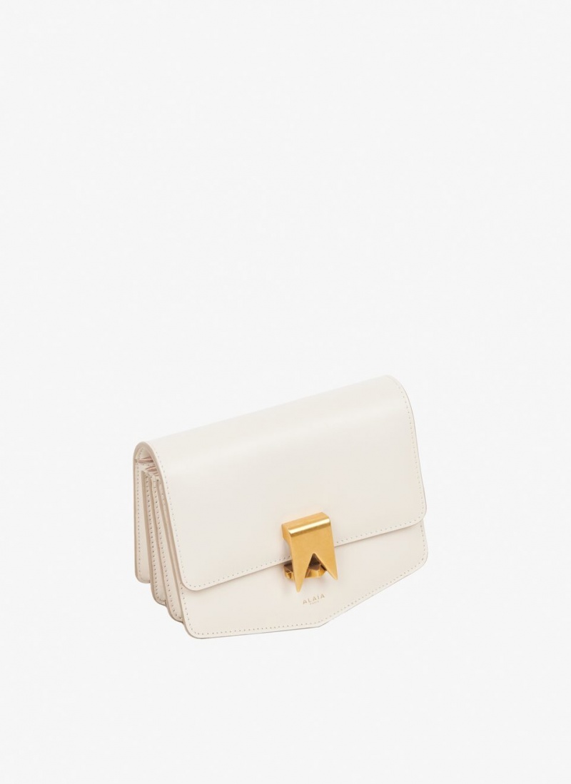 Ivory Women's Alaia Le Papa Small Shoulder Bags Australia | H7G-5632