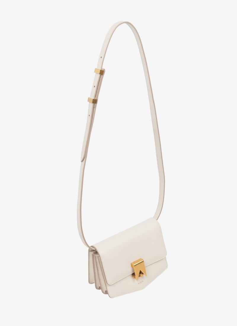 Ivory Women's Alaia Le Papa Small Shoulder Bags Australia | H7G-5632