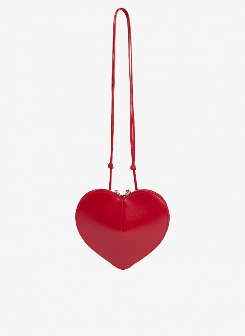 Lacquer Red Women's Alaia Le Cœur Heart Bag Australia | I3D-9258