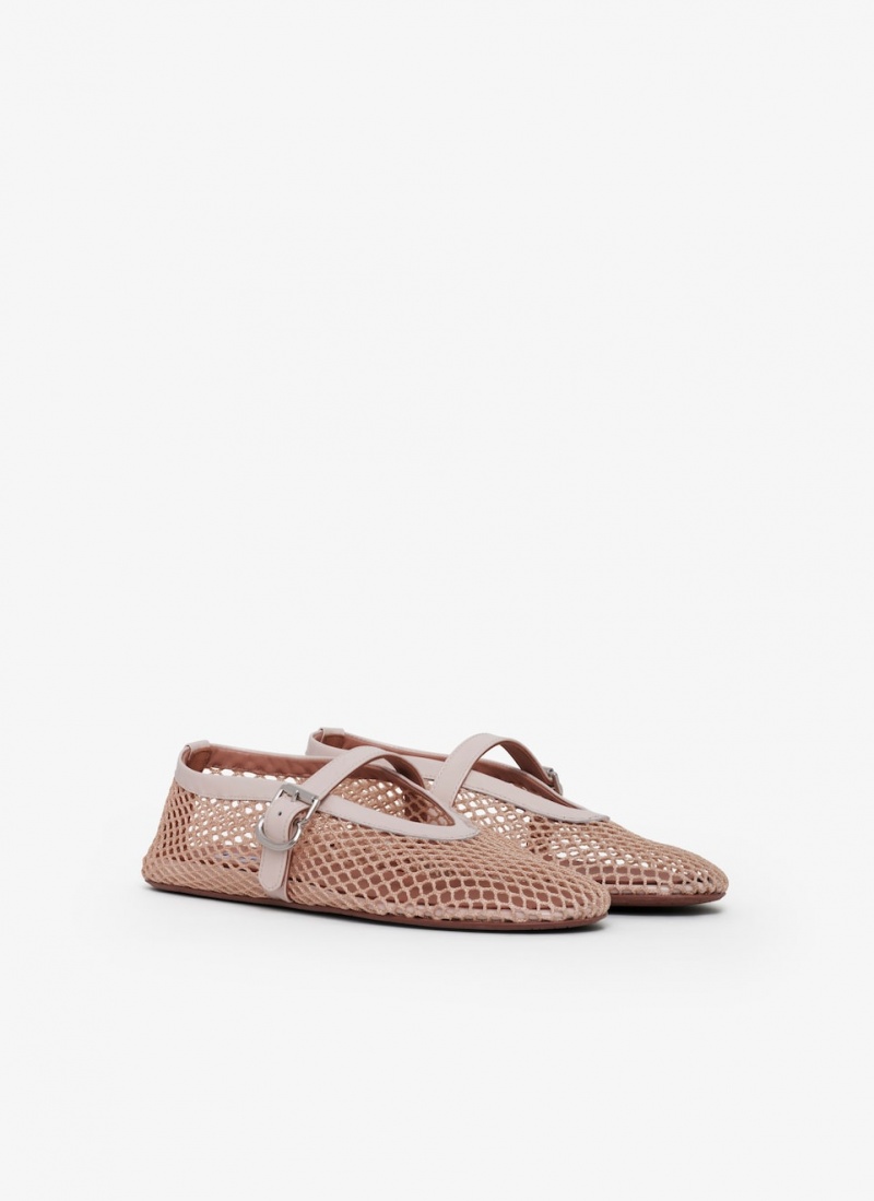 Nude Women's Alaia Ballet Flat Shoes Australia | V9E-2875