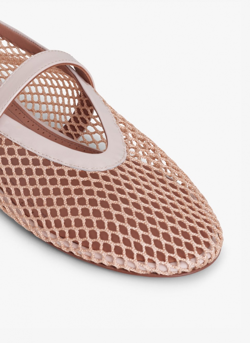 Nude Women's Alaia Ballet Flat Shoes Australia | V9E-2875