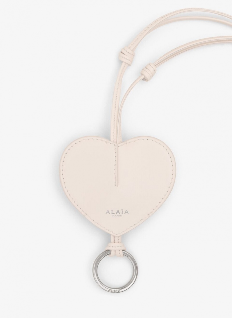 Nude Women's Alaia Le Cœur Bell Key Holder Wallets Australia | K7B-9673