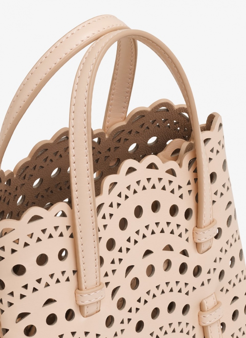 Nude Women's Alaia Mina 16 Tote Bags Australia | I2T-0836