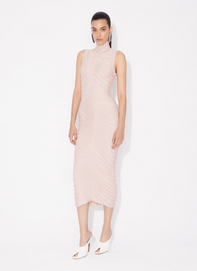 Nude Women's Alaia Sheer Sculpting Bodycon Dress Australia | Q8E-4554