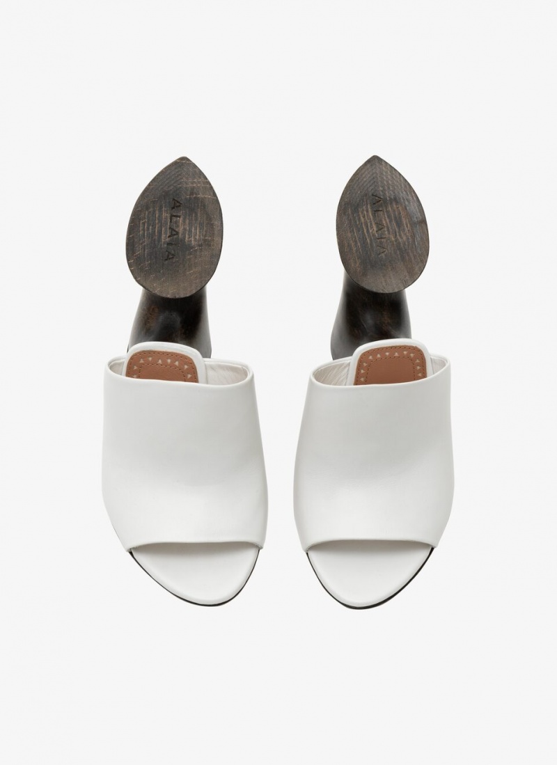 Off-white Women's Alaia La Sculpture Mules Australia | G4B-5052