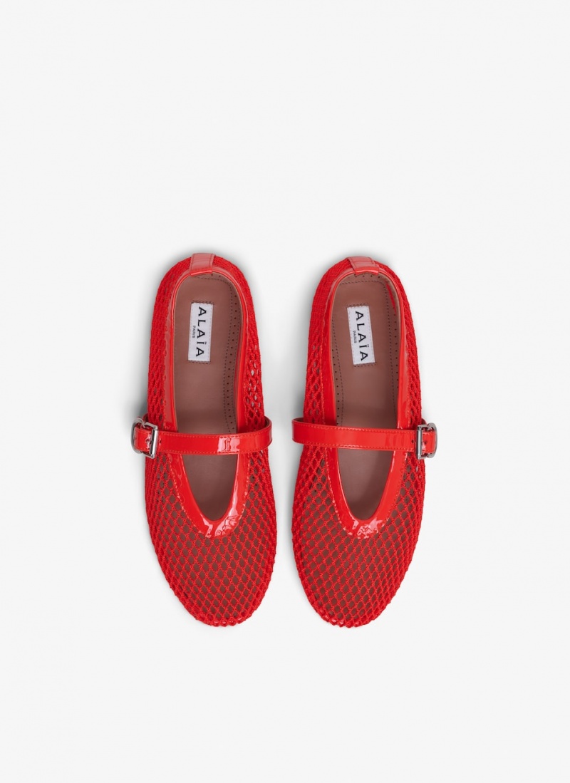 Orange Women's Alaia Ballet Flat Shoes Australia | H5G-4229