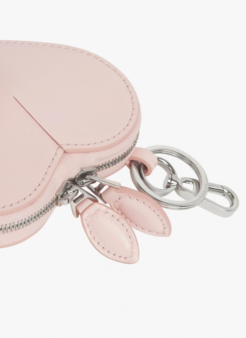 Pink Women's Alaia Le Cœur Coin Purse Wallets Australia | O0W-7922