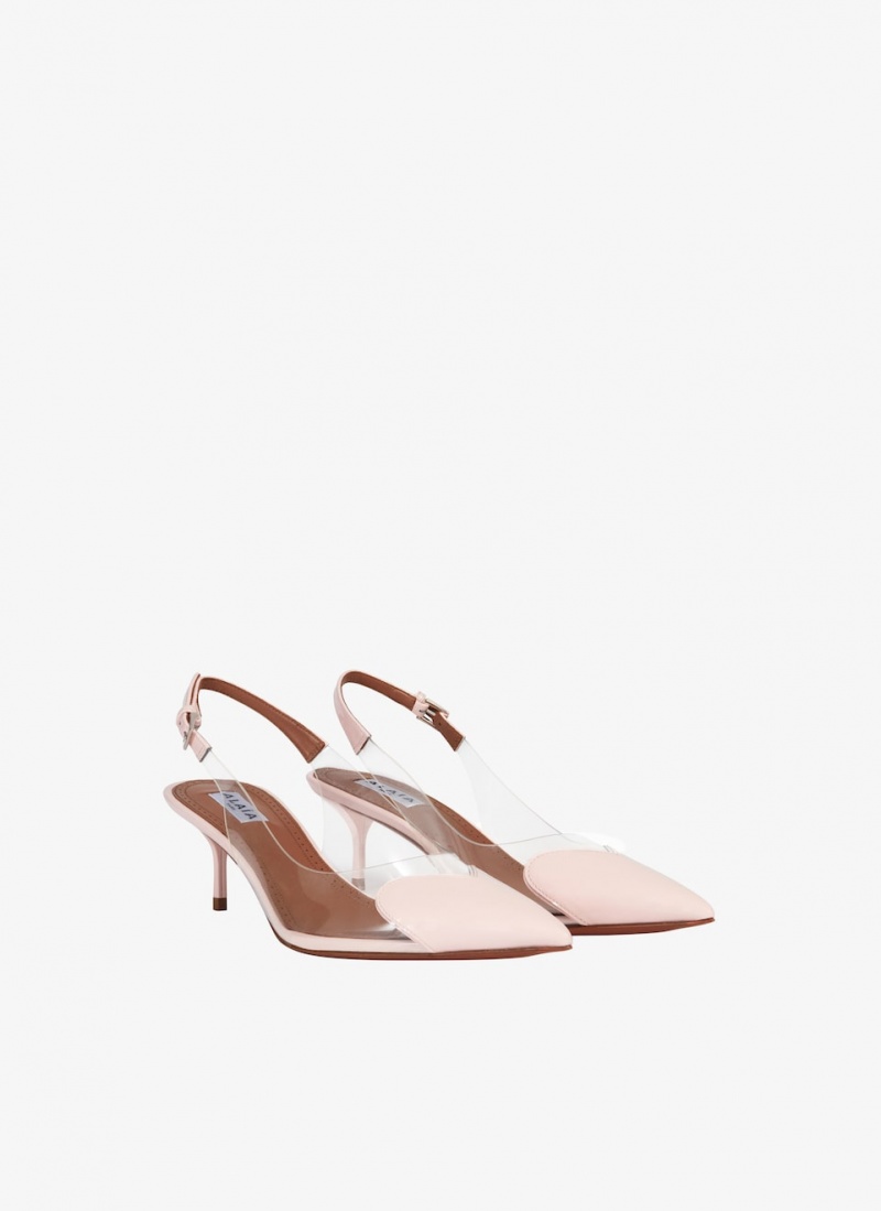 Pink Women's Alaia Le Cœur Slingbacks Pumps Australia | S0P-9140