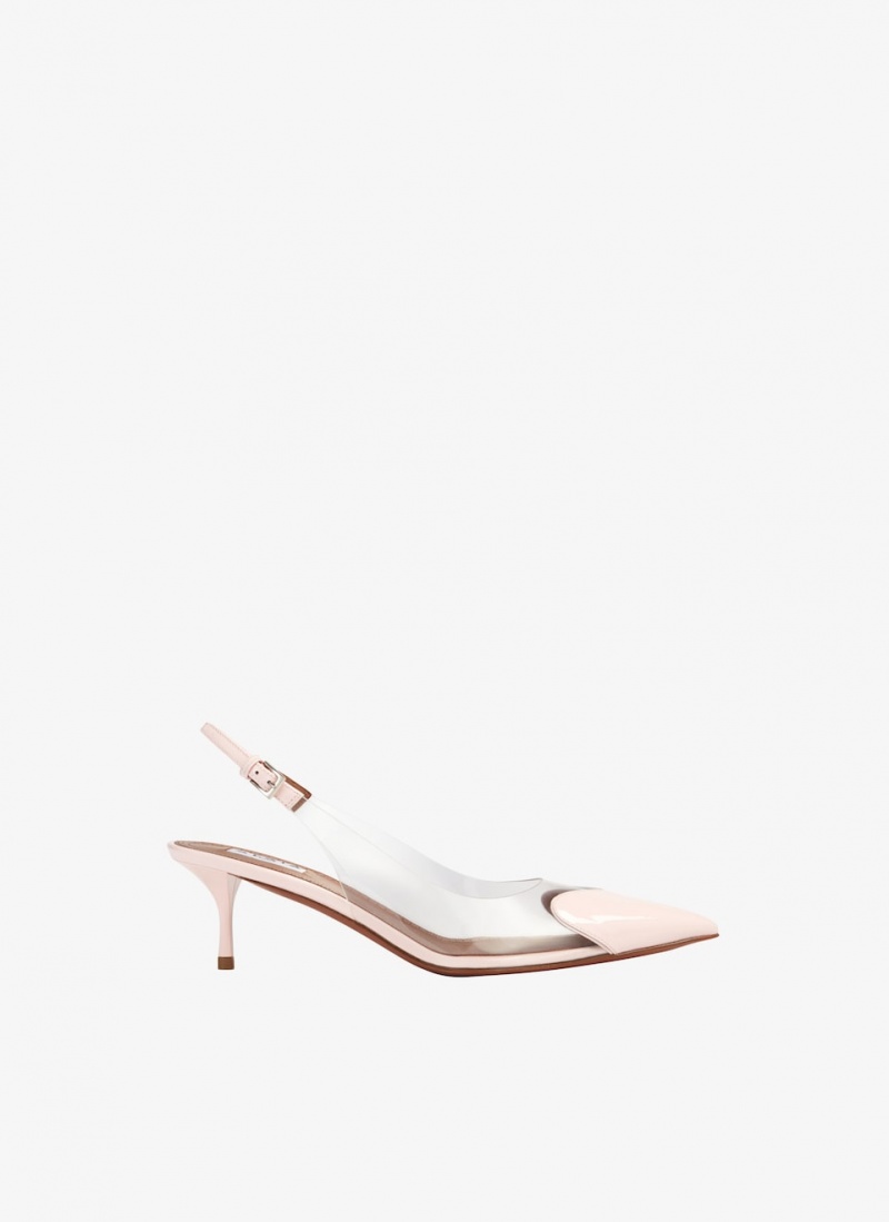 Pink Women\'s Alaia Le Cœur Slingbacks Pumps Australia | S0P-9140