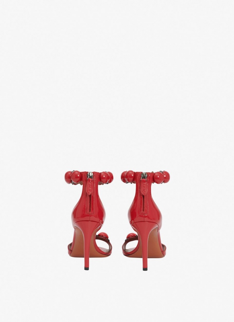 Red Women's Alaia Bombe Sandals Australia | A4S-7677