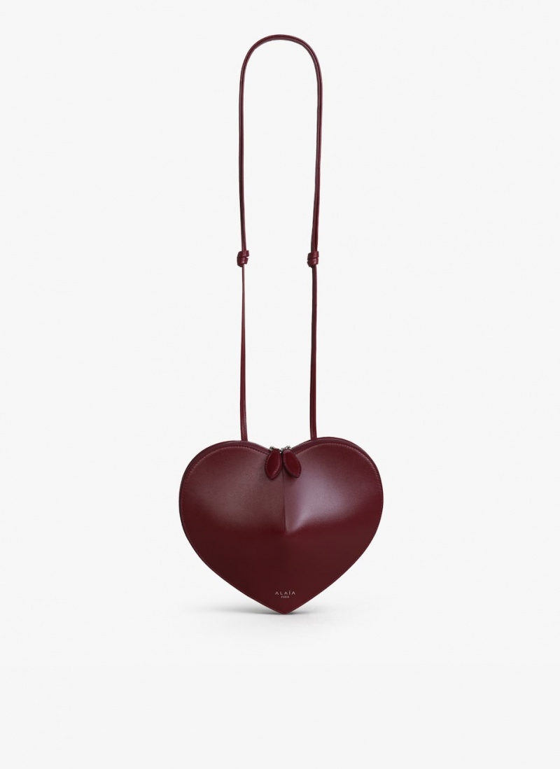 Red Women\'s Alaia Le Cœur Heart Bag Australia | L0F-1375